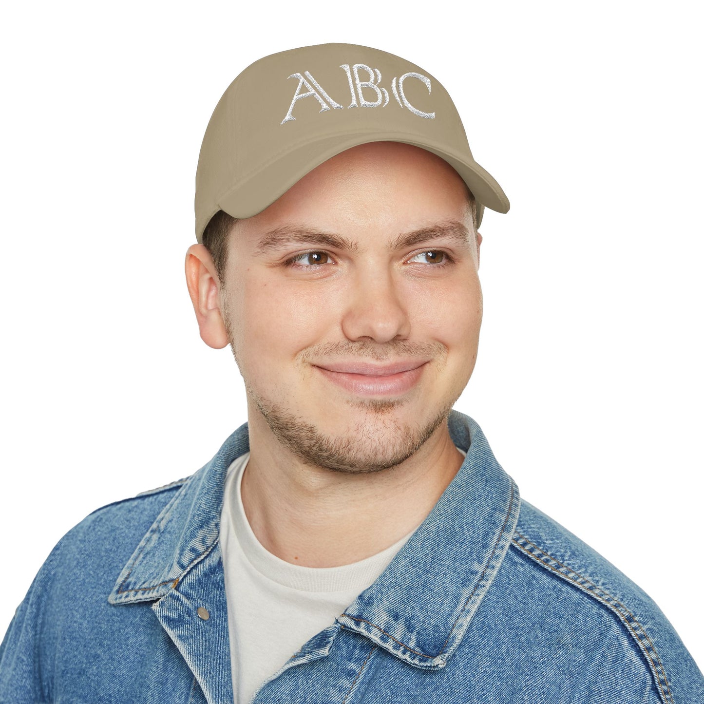 Made By You - Initials and birth year low profile baseball cap