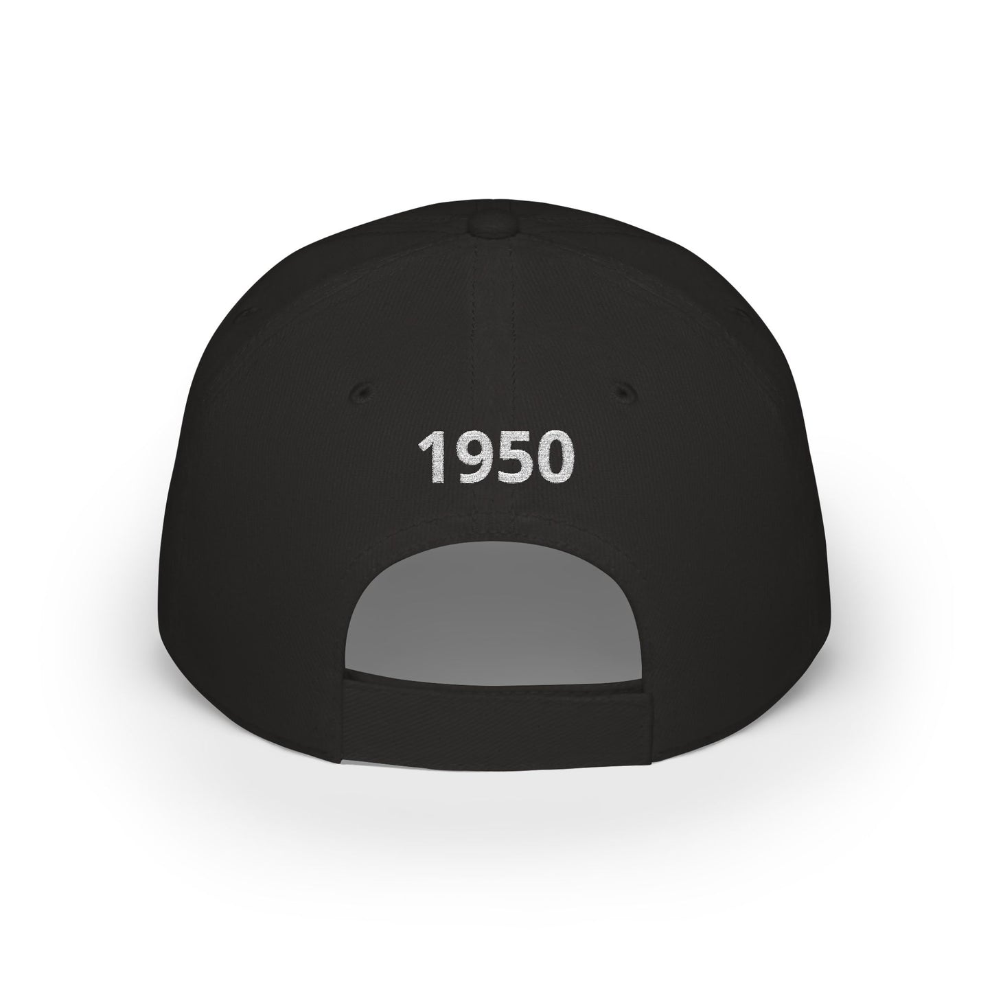 Made By You - Initials and birth year low profile baseball cap