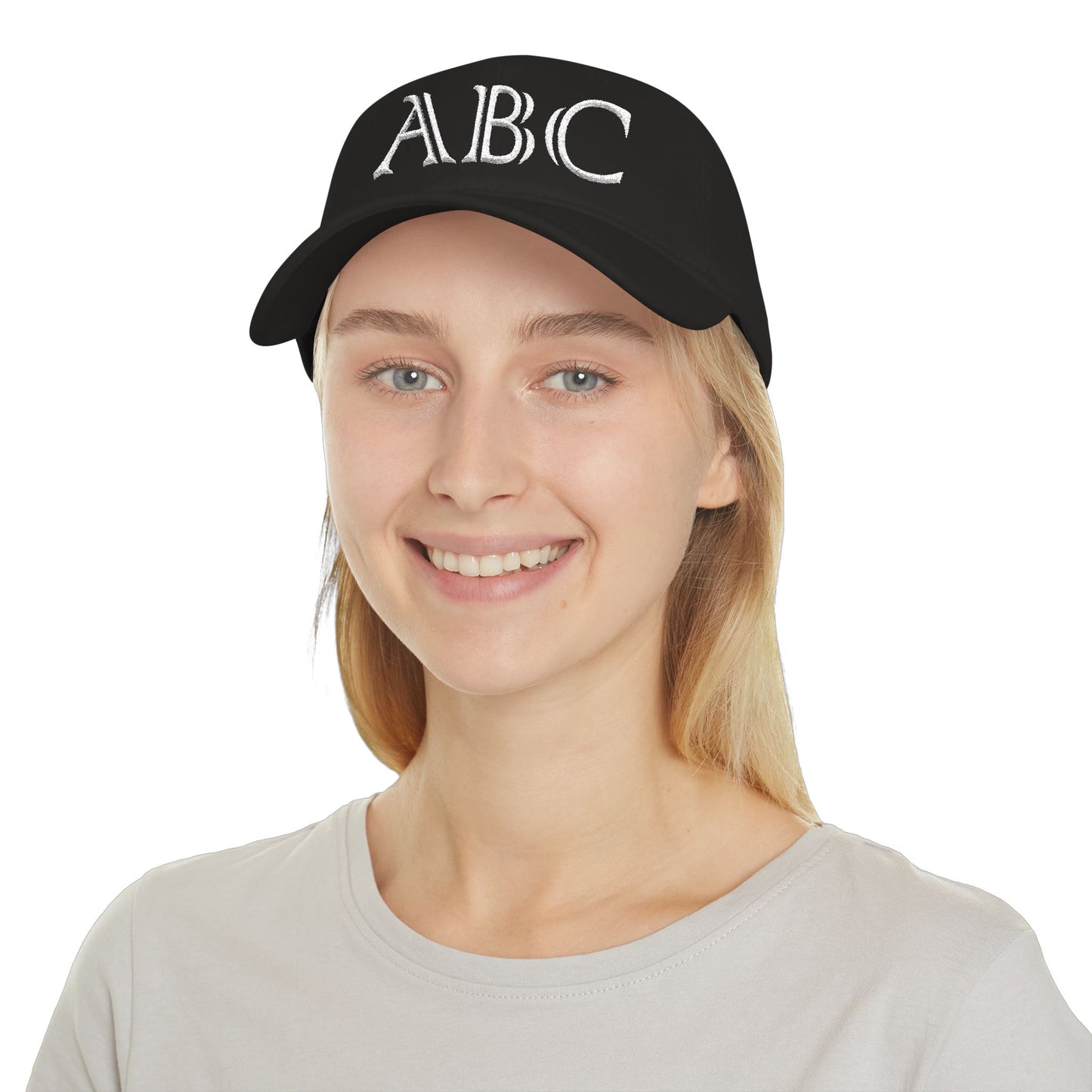 Made By You - Initials and birth year low profile baseball cap