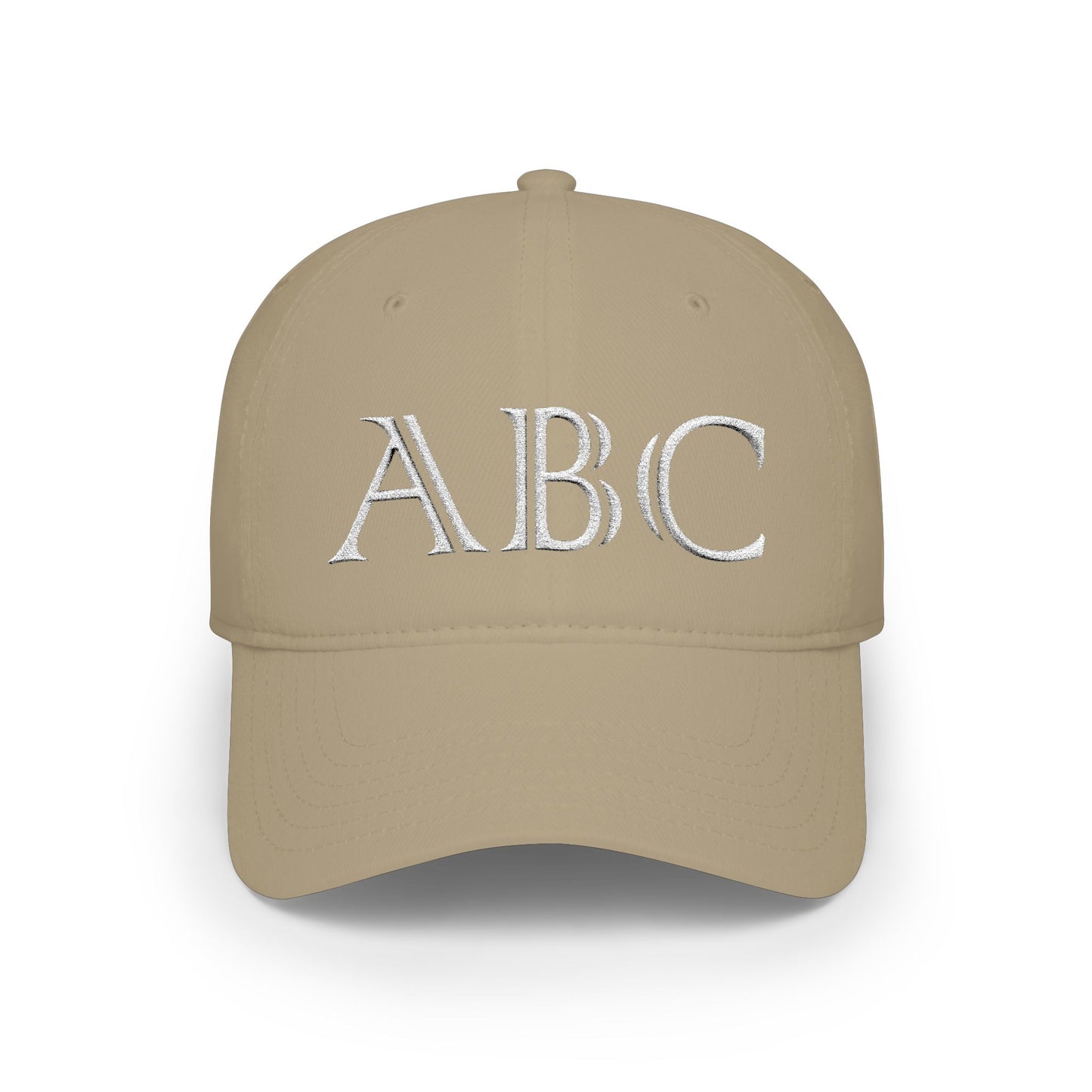 Made By You - Initials and birth year low profile baseball cap