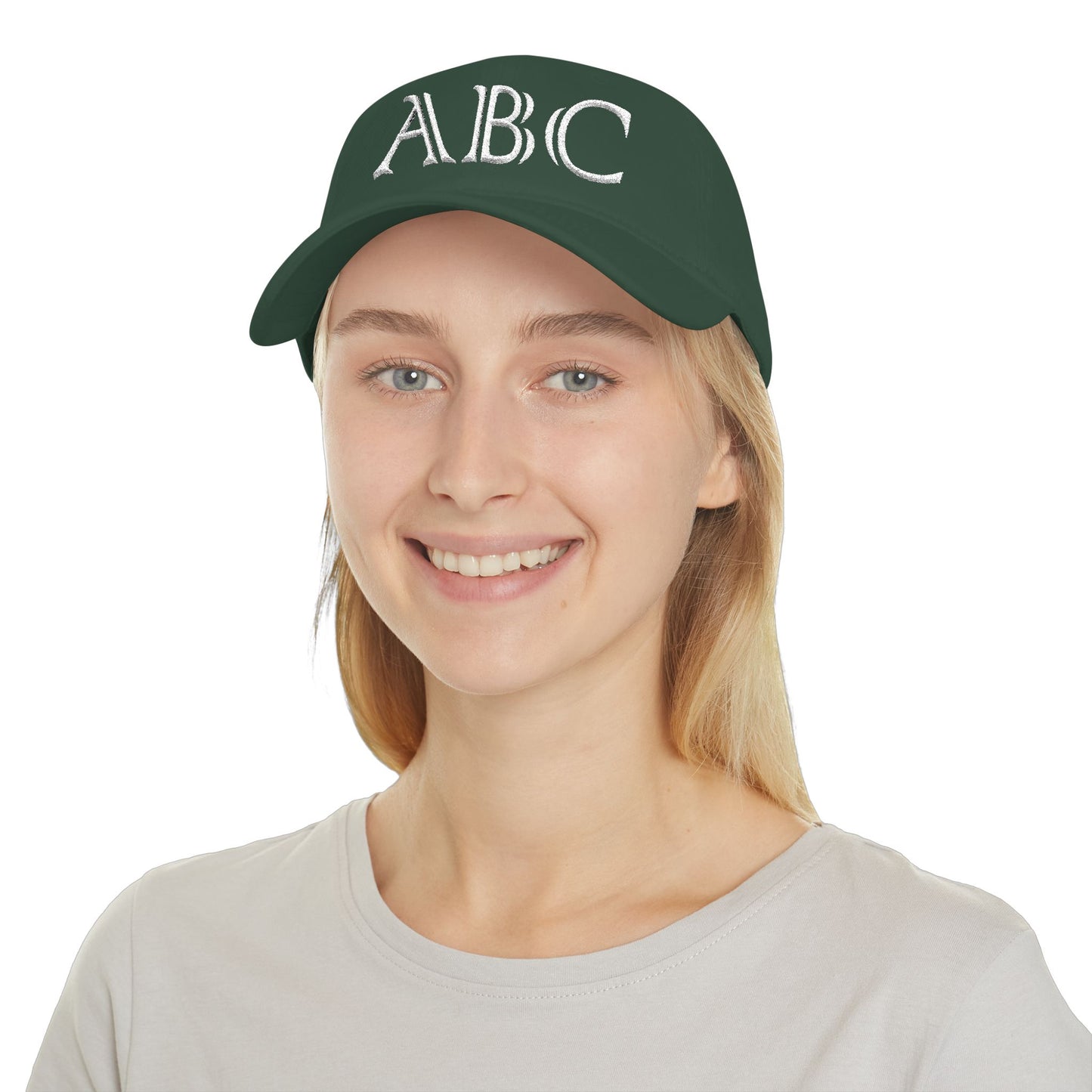 Made By You - Initials and birth year low profile baseball cap