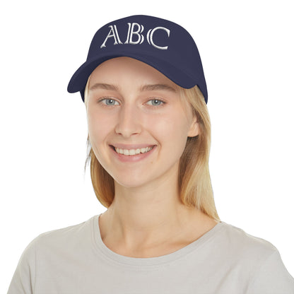 Made By You - Initials and birth year low profile baseball cap