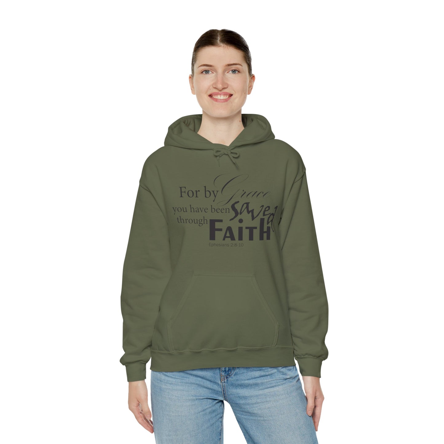 By Grace You Have Been Saved Through Faith Hoodie