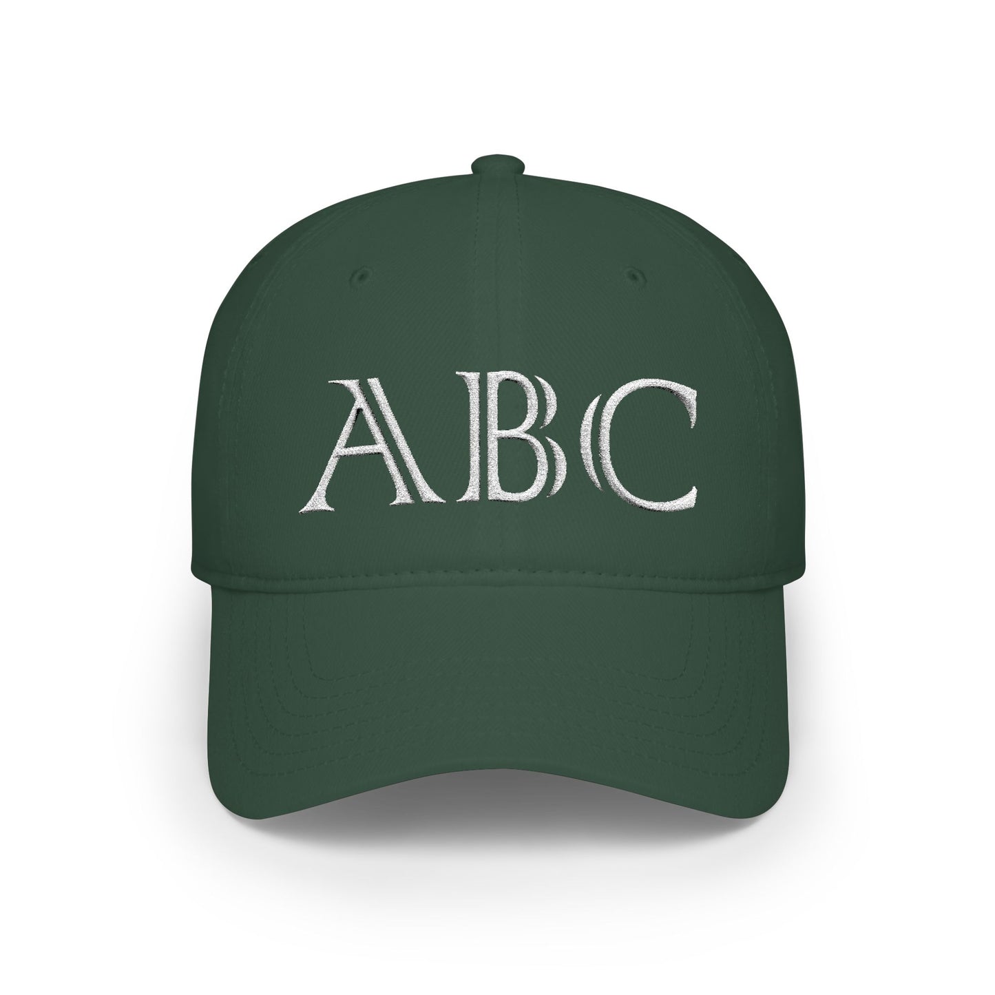 Made By You - Initials and birth year low profile baseball cap