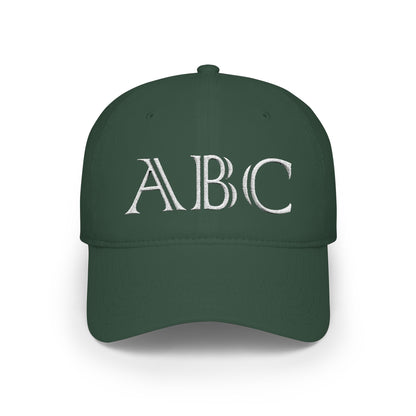 Made By You - Initials and birth year low profile baseball cap