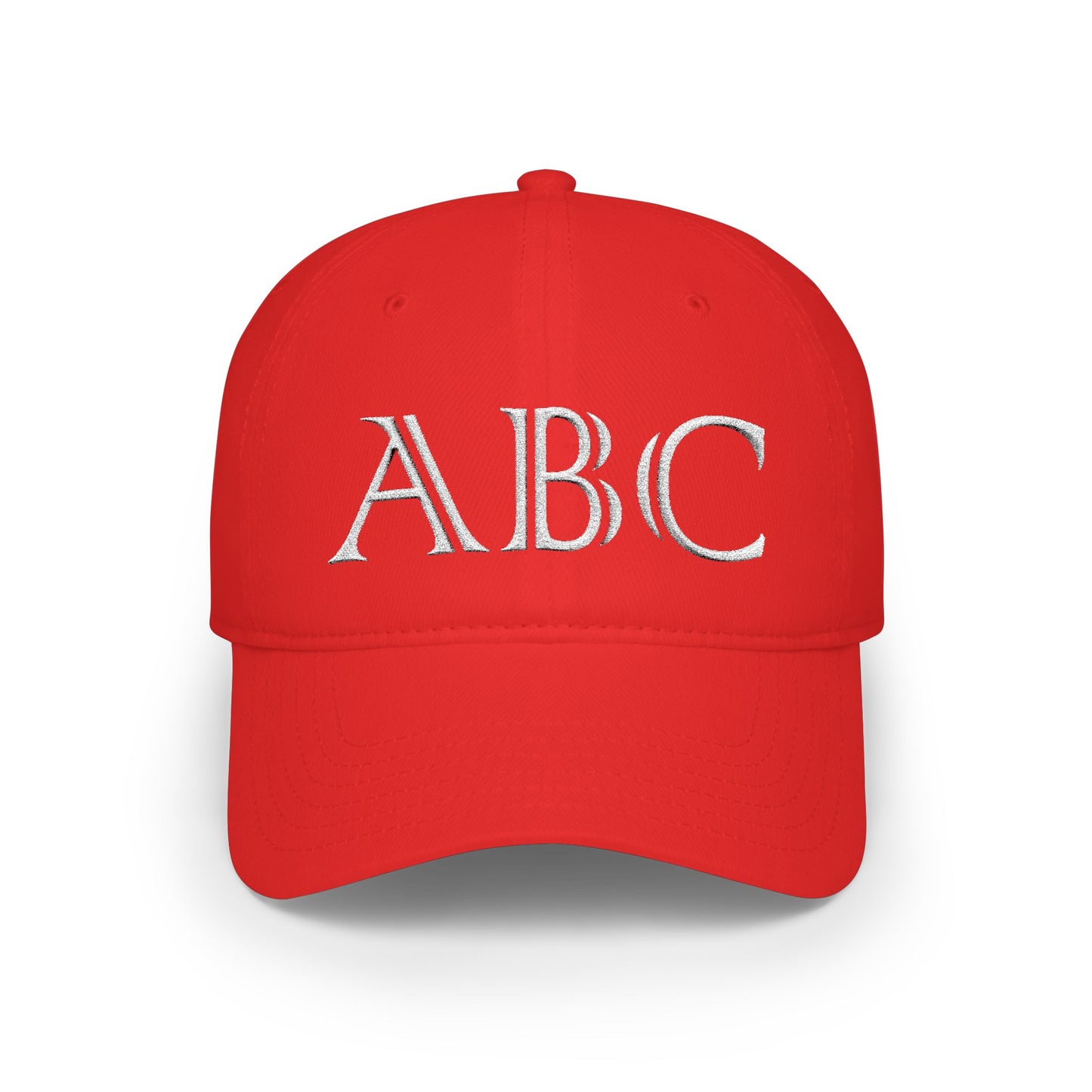 Made By You - Initials and birth year low profile baseball cap