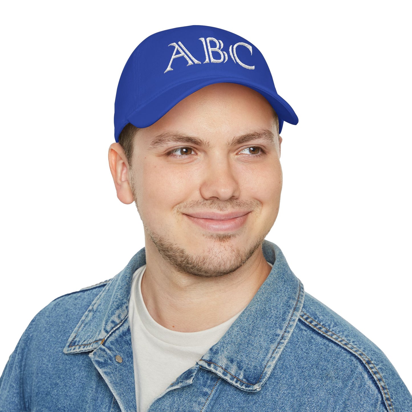 Made By You - Initials and birth year low profile baseball cap