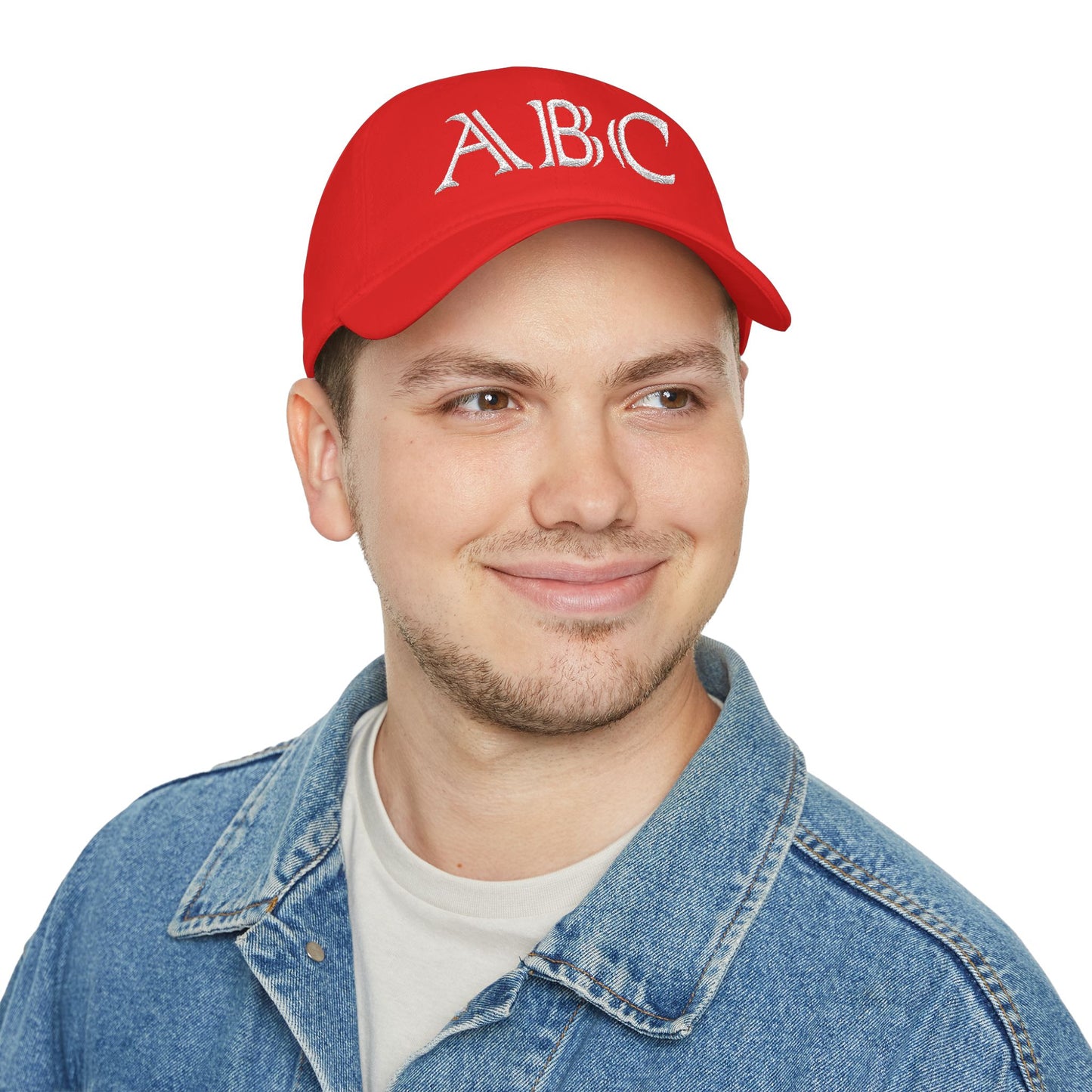 Made By You - Initials and birth year low profile baseball cap