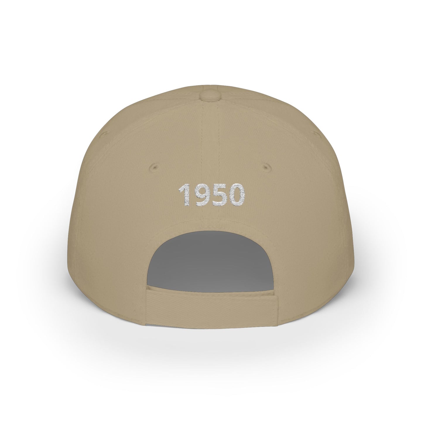 Made By You - Initials and birth year low profile baseball cap