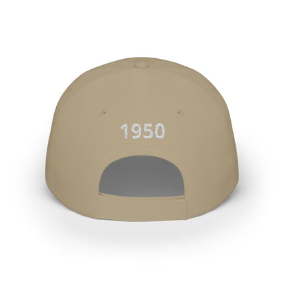 Made By You - Initials and birth year low profile baseball cap