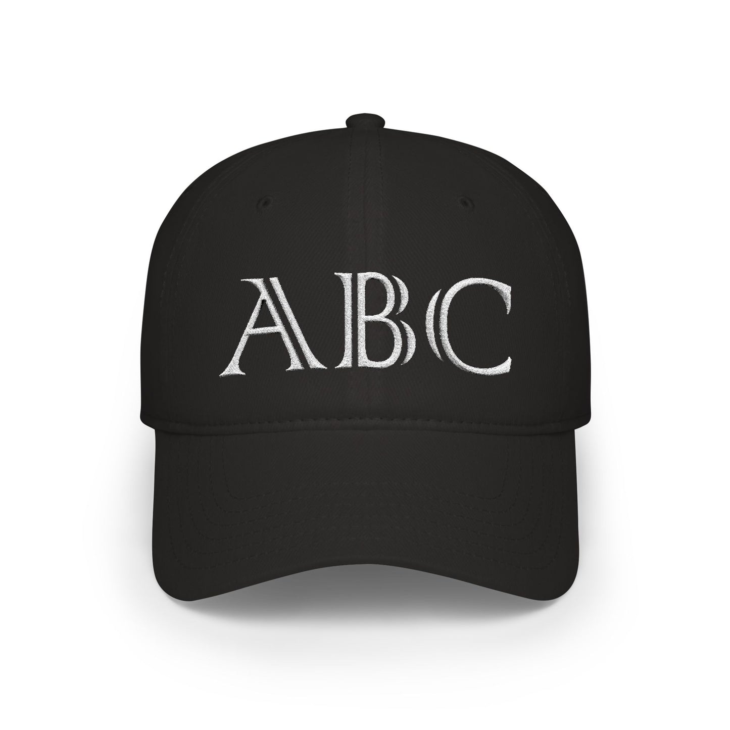 Made By You - Initials and birth year low profile baseball cap