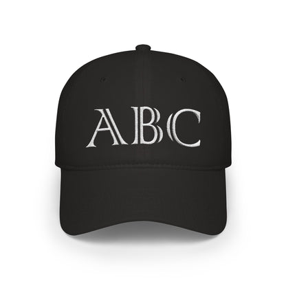Made By You - Initials and birth year low profile baseball cap
