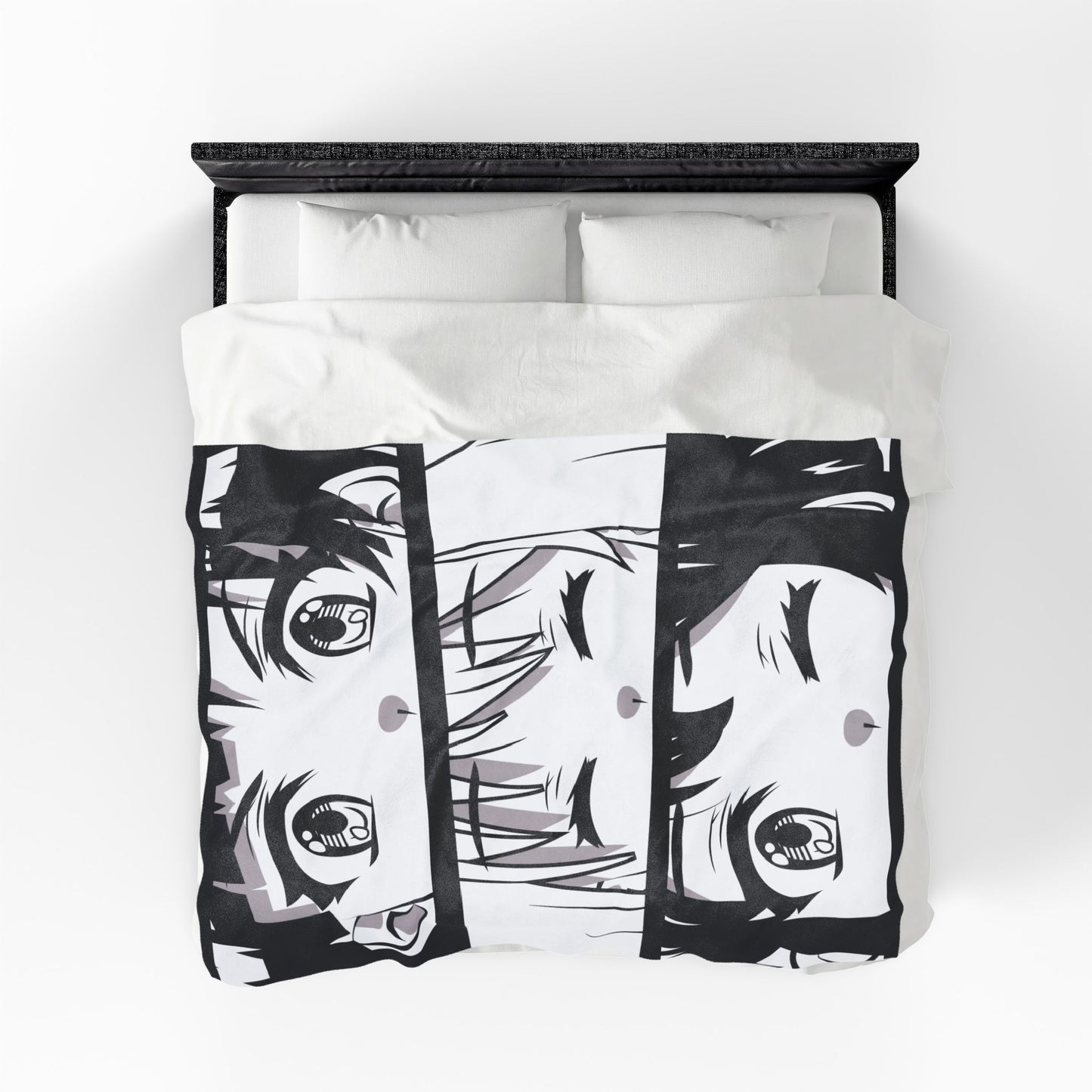Anime Eyes Velveteen Plush Blanket